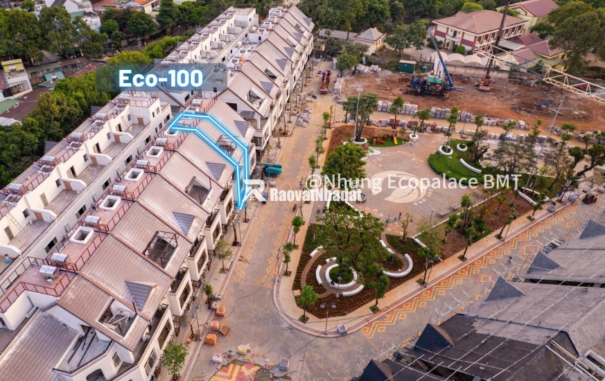  Bán shophouse Ecopalace ĐakLak 2 mặt tiền trục chính dự án, đối diện công viên, 5 tầng, 368m², giá hơn 18 tỷ